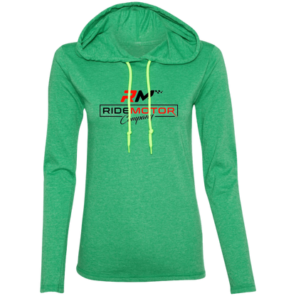 887L Ladies' LS T-Shirt Hoodie