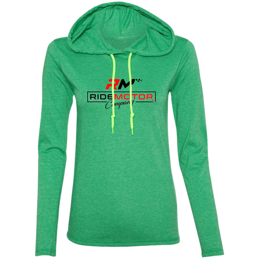 887L Ladies' LS T-Shirt Hoodie
